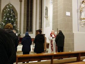 Darstellung des Herrn mit Kerzenweihe und Blasiussegen (Foto: Elisbetha Rößler)